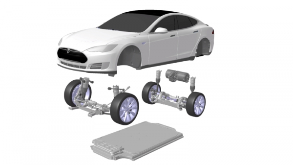 tesla model s устройство